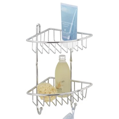 Wenko Badeckregal Milano 2 Haken/2 Ablagen Chrom Glänzend 3 Wenko Badeckregal Milano 2 Haken/2 Ablagen Chrom Glänzend