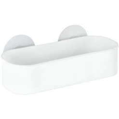 Wenko Static-Loc Wandablage Osimo Kunststoff Weiß