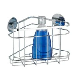 Wenko Eckregal Turbo-Loc Edelstahl Ohne Bohren -Wenko 655208 1068 picture 3