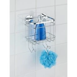 Wenko Turbo-Loc Wandkorb Mit Haken Edelstahl Glänzend -Wenko 655211 1068 picture 7