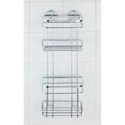 Wenko Turbo-Loc Wandregal 2 Etagen Edelstahl Glänzend 12 Wenko Turbo-Loc Wandregal 2 Etagen Edelstahl Glänzend -Wenko 655229 1068 picture 5