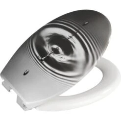 Wenko WC-Sitz Waterdrop Grau Mit Absenkautomatik 11 Wenko WC-Sitz Waterdrop Grau Mit Absenkautomatik -Wenko 6552806 1068 21685100 2
