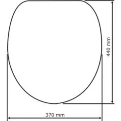 Wenko WC-Sitz Kos Flieder Mit Absenkautomatik -Wenko 6553622 1068 22079100 2