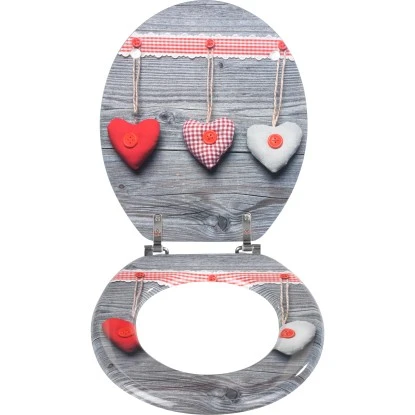 Wenko WC-Sitz Bavarian Hearts MDF FSC® 5 Wenko WC-Sitz Bavarian Hearts MDF FSC® – Bild 3