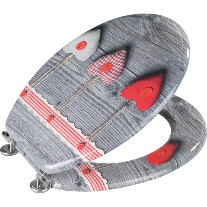 Wenko WC-Sitz Bavarian Hearts MDF FSC® 4 Wenko WC-Sitz Bavarian Hearts MDF FSC® – Bild 2