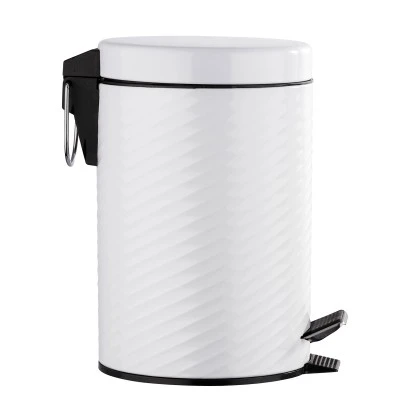 Wenko Treteimer Spiro Weiß Geschrumpft 3 L 5 Wenko Treteimer Spiro Weiß Geschrumpft 3 L – Bild 3