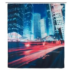 Wenko Duschvorhang Downtown 180 Cm X 200 Cm 9 Wenko Duschvorhang Downtown 180 Cm X 200 Cm -Wenko 655448 1068 picture 2