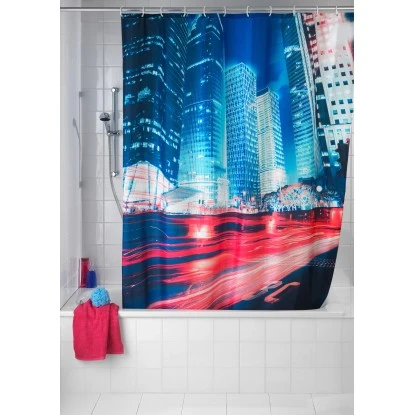 Wenko Duschvorhang Downtown 180 Cm X 200 Cm 5 Wenko Duschvorhang Downtown 180 Cm X 200 Cm – Bild 3