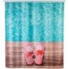 Wenko Duschvorhang Hawaii 180 Cm X 200 Cm -Wenko 655453 1068 picture 1