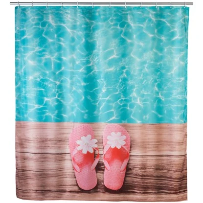 Wenko Duschvorhang Hawaii 180 Cm X 200 Cm 3 Wenko Duschvorhang Hawaii 180 Cm X 200 Cm