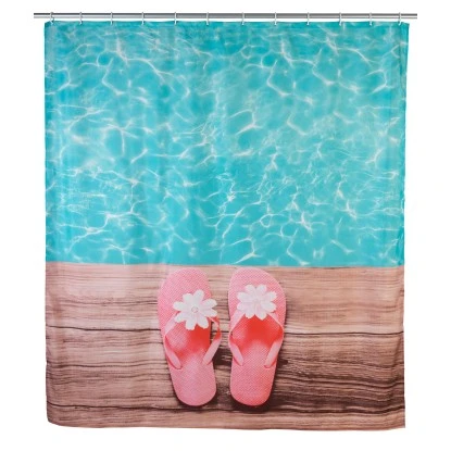 Wenko Duschvorhang Hawaii 180 Cm X 200 Cm 4 Wenko Duschvorhang Hawaii 180 Cm X 200 Cm – Bild 2