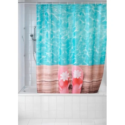Wenko Duschvorhang Hawaii 180 Cm X 200 Cm 6 Wenko Duschvorhang Hawaii 180 Cm X 200 Cm – Bild 4