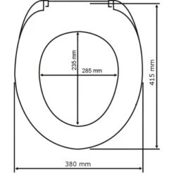 Wenko WC-Sitz Bois Duroplast Mit Absenkautomatik 13 Wenko WC-Sitz Bois Duroplast Mit Absenkautomatik -Wenko 6554968 1068 22270100 4