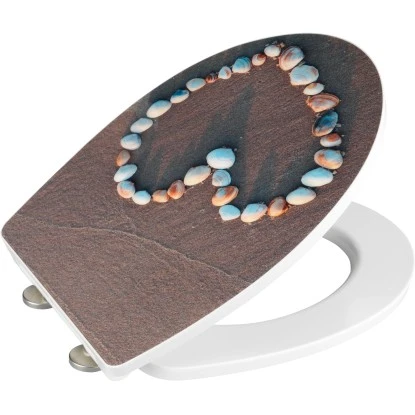 Wenko WC-Sitz Shell Heart Duroplast Acryl 4 Wenko WC-Sitz Shell Heart Duroplast Acryl – Bild 2