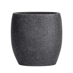 Wenko Zahnputzbecher Puro Anthrazit Polyresin9,4 X 9,4 X 6,5 Cm -Wenko 66257 sb freisteller de 03