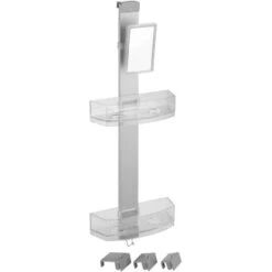 Wenko Duschcaddy Premium Mit Anti-Beschlagspiegel 16 Wenko Duschcaddy Premium Mit Anti-Beschlagspiegel -Wenko 66796 sb freisteller de 02