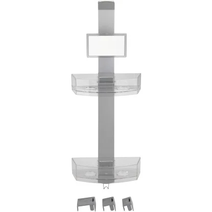 Wenko Duschcaddy Premium Mit Anti-Beschlagspiegel 3 Wenko Duschcaddy Premium Mit Anti-Beschlagspiegel