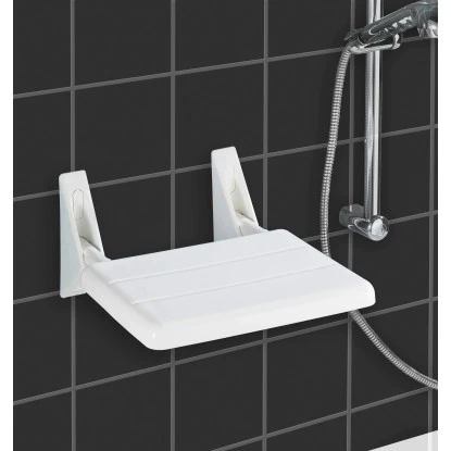 Wenko Duschklappsitz SecuraWeiß 19 Cm X 32 Cm X 36 Cm 4 Wenko Duschklappsitz SecuraWeiß 19 Cm X 32 Cm X 36 Cm – Bild 2