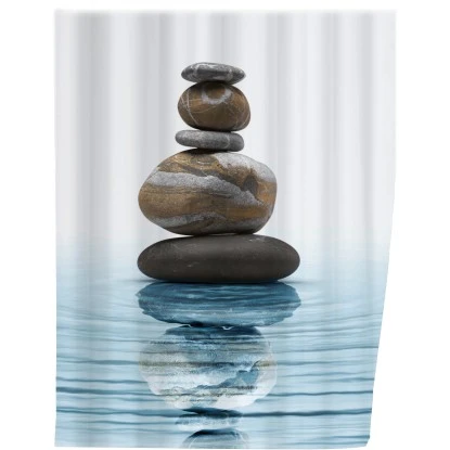 Wenko Duschvorhang Meditation 200 Cm X 180 Cm 3 Wenko Duschvorhang Meditation 200 Cm X 180 Cm