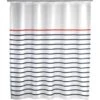 Wenko Duschvorhang Marine White Weiß-Blau 200 Cm X 180 Cm -Wenko 679353 1068 1