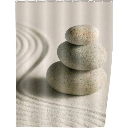 Wenko Duschvorhang Sand & Stone 200 Cm X 180 Cm 3 Wenko Duschvorhang Sand & Stone 200 Cm X 180 Cm