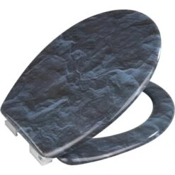Wenko WC-Sitz Absenkautomatik Slate Rock -Wenko 679382 1068 3