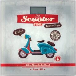Wenko Badwaage Vintage Scooter 30,5 Cm X 30,5 Cm