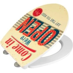 Wenko WC-Sitz Duroplast Mit Absenkautomatik Vintage Open -Wenko 6795355 1068 23166100 2