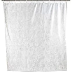 Wenko Duschvorhang Deluxe Weiß 200 Cm X 180 Cm