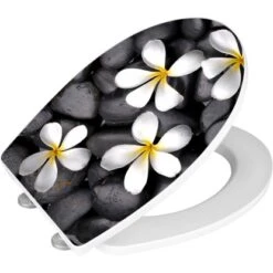 Wenko WC-Sitz Hochglanz Acryl Absenkautomatik Bloom 11 Wenko WC-Sitz Hochglanz Acryl Absenkautomatik Bloom -Wenko 679607 1068 3