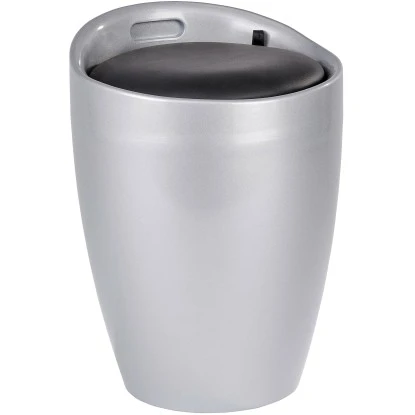 Wenko Badhocker Candy Mit Abnehmbarem Wäschesack Kunststoff 20 L Silber 3 Wenko Badhocker Candy Mit Abnehmbarem Wäschesack Kunststoff 20 L Silber