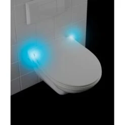 Wenko Premium WC-Sitz LED Akustiksensor Weiß -Wenko 679685 1068 3