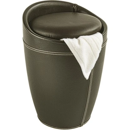 Wenko Hocker Candy Braun Lederoptik 50,5 Cm X 36 Cm X 36 Cm 6 Wenko Hocker Candy Braun Lederoptik 50,5 Cm X 36 Cm X 36 Cm – Bild 4