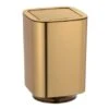 Wenko Schwingdeckeleimer Auron Gold 5.5 L Kunststoff 17.2 X 25.5 X 17.2 Cm -Wenko 68483 sb freisteller de 01
