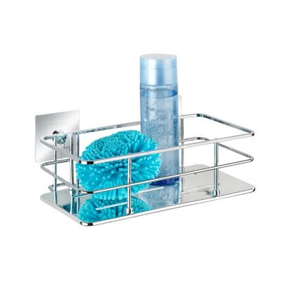 Wenko Turbo-Loc Edelstahl Wandablage Quadro Edelstahl 24 X 10 X 14.5 Cm, Chrom 7 Wenko Turbo-Loc Edelstahl Wandablage Quadro Edelstahl 24 X 10 X 14.5 Cm, Chrom – Bild 5