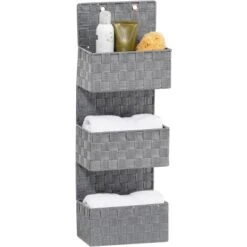 Wenko Hänge-Badorganizer Adria 3 Etagen Grau 8 Wenko Hänge-Badorganizer Adria 3 Etagen Grau -Wenko 719678 1068 2
