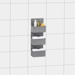 Wenko Hänge-Badorganizer Adria 3 Etagen Grau 11 Wenko Hänge-Badorganizer Adria 3 Etagen Grau -Wenko 719678 1068 5