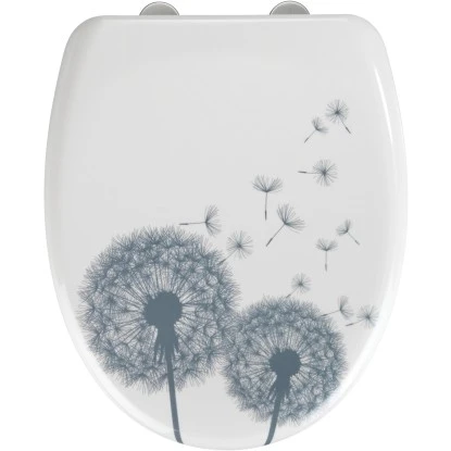 Wenko WC-Sitz Astera Duroplast Mit Absenkautomatik Weiß-Grau 3 Wenko WC-Sitz Astera Duroplast Mit Absenkautomatik Weiß-Grau