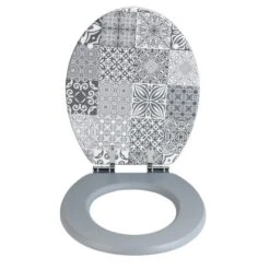 Wenko Premium WC-Sitz Portugal Absenkautomatik MDF 37,5 X 44 Cm Mehrfarbig