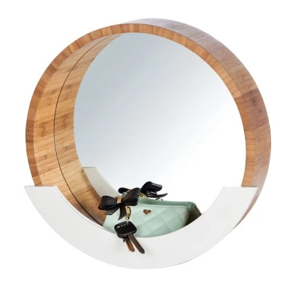 Wenko Wandspiegel Finja Mit Ablage Bambus 39 X 38 X 9.5 Cm Braun 4 Wenko Wandspiegel Finja Mit Ablage Bambus 39 X 38 X 9.5 Cm Braun – Bild 2