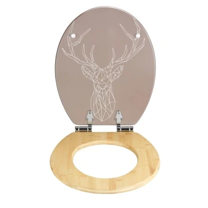 Wenko WC-Sitz Stag MDF/Bambus 4 Wenko WC-Sitz Stag MDF/Bambus – Bild 2