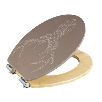 Wenko WC-Sitz Stag MDF/Bambus 5 Wenko WC-Sitz Stag MDF/Bambus – Bild 3