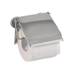 Wenko Power-Loc Toilettenpapierhalter Cover Ohne Bohren 13,5 X 12 X 3,5 Cm Chrom