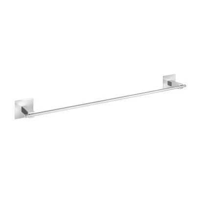 Wenko Turbo-Loc Edelstahl Badetuchstange Uno Quadro 64 X 6.5 X 7 Cm, Chrom 6 Wenko Turbo-Loc Edelstahl Badetuchstange Uno Quadro 64 X 6.5 X 7 Cm, Chrom – Bild 4