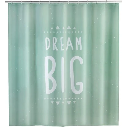 Wenko Duschvorhang Dream Big 180 Cm X 200 Cm PEVA 3 Wenko Duschvorhang Dream Big 180 Cm X 200 Cm PEVA