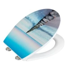 Wenko WC-Sitz Alba Duroplast Embossed -Wenko 85213 sb freisteller de 03