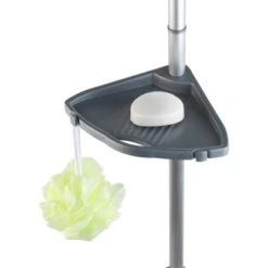 Wenko Teleskop-Duschecke Compact Aluminium Silber -Wenko 8573347 1068 3201824100 3