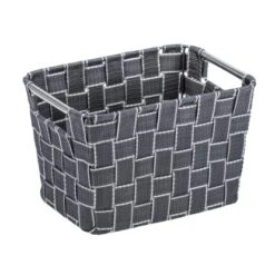 Wenko Aufbewahrungskorb Fedra M5.2 L Polypropylen 24 X 17 X 15 Cm Anthrazit