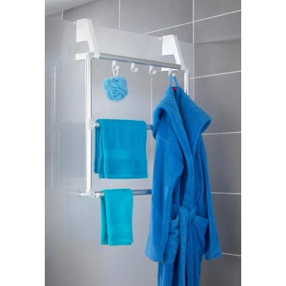 Wenko Handtuchhalter Compact Aluminium 4 Wenko Handtuchhalter Compact Aluminium – Bild 2