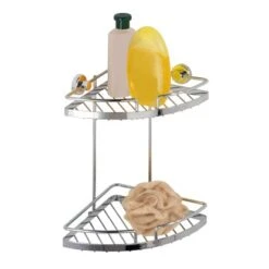 Wenko Eckregal Sion Power-Loc Befestigen Ohne Bohren 28 Cm Breit